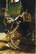 Julius Kronberg David and Saul oil painting reproduction